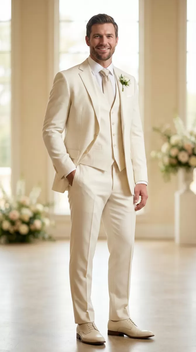 Dressing for the occasion - As the groom