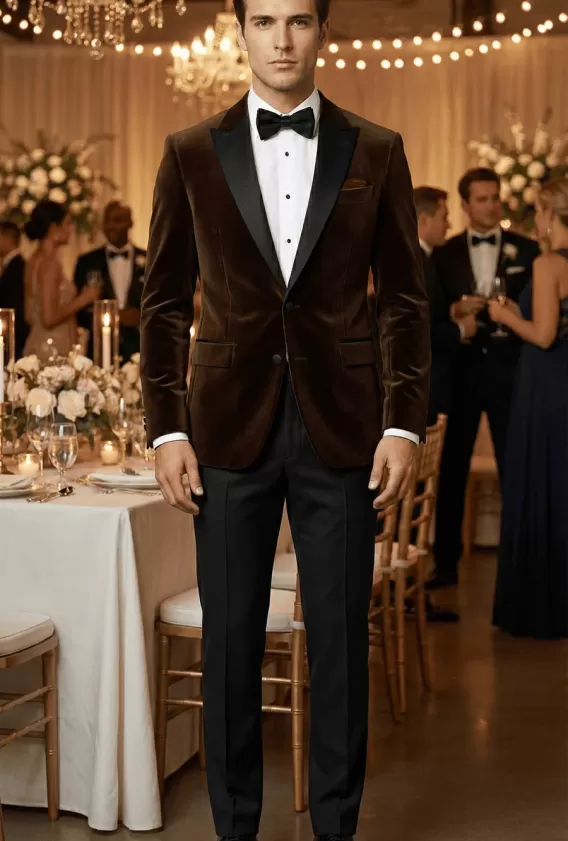 The Espresso Twill Tuxedo