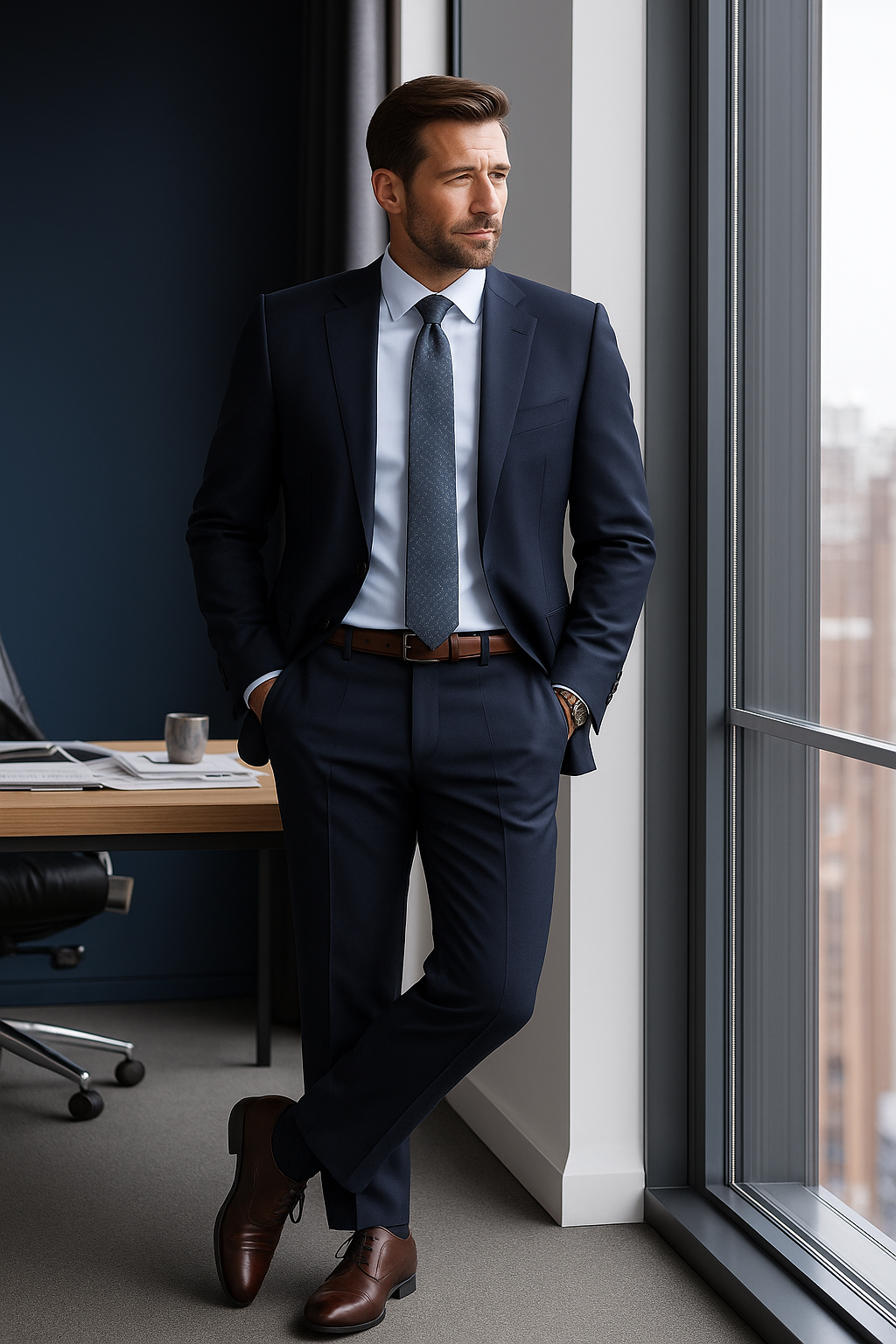 Business black outfit idea