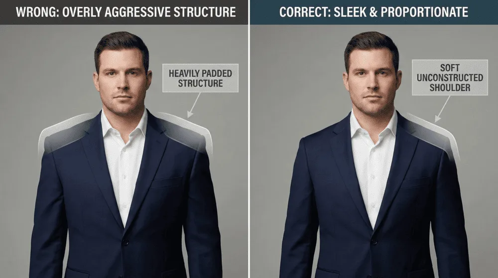 Soft vs Structured Shoulder Construction