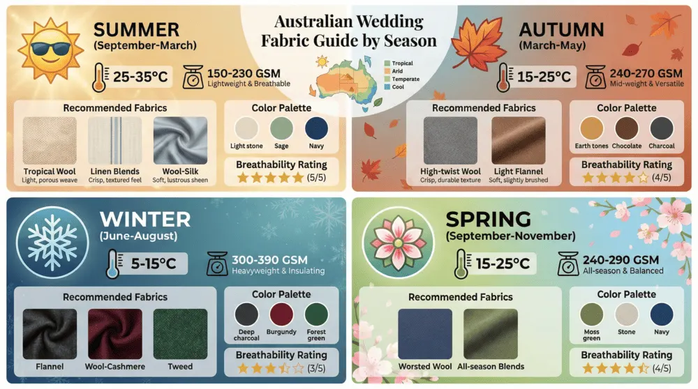 Seasonal and venue considerations