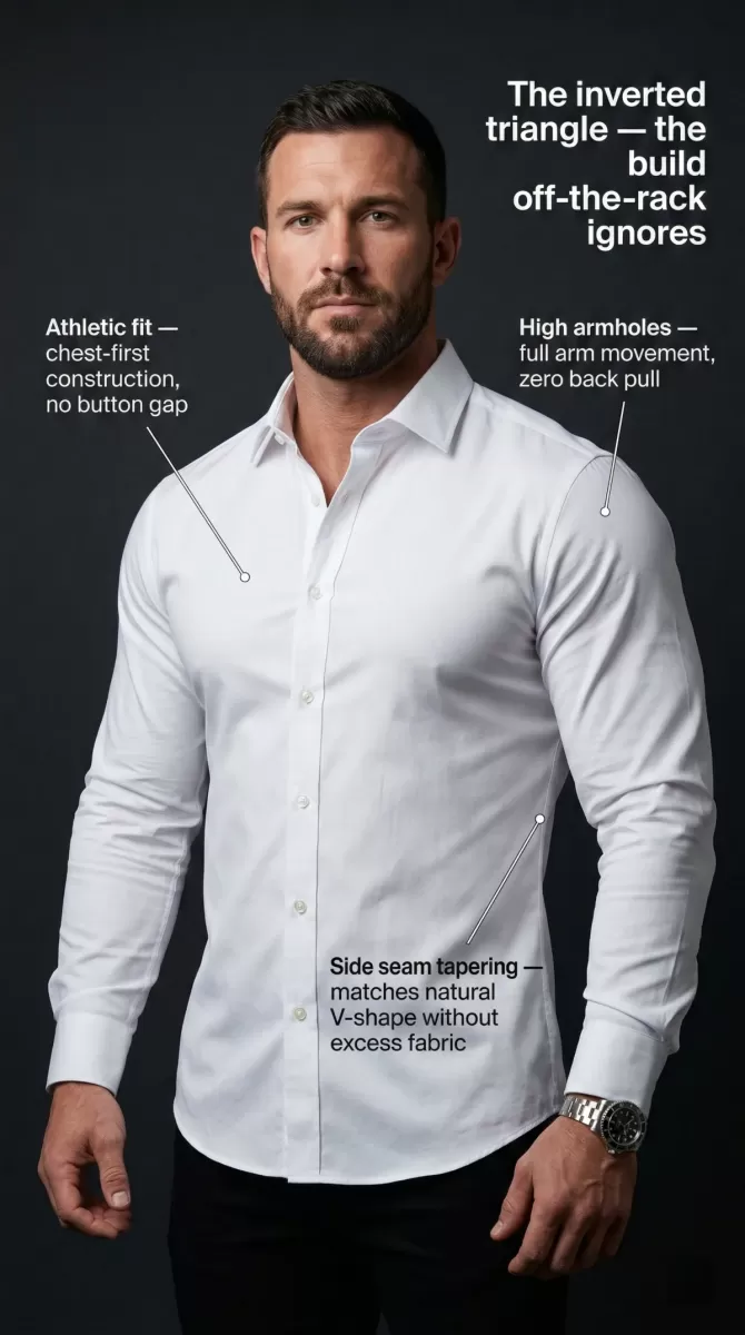 Best shirts for athletic and muscular builds