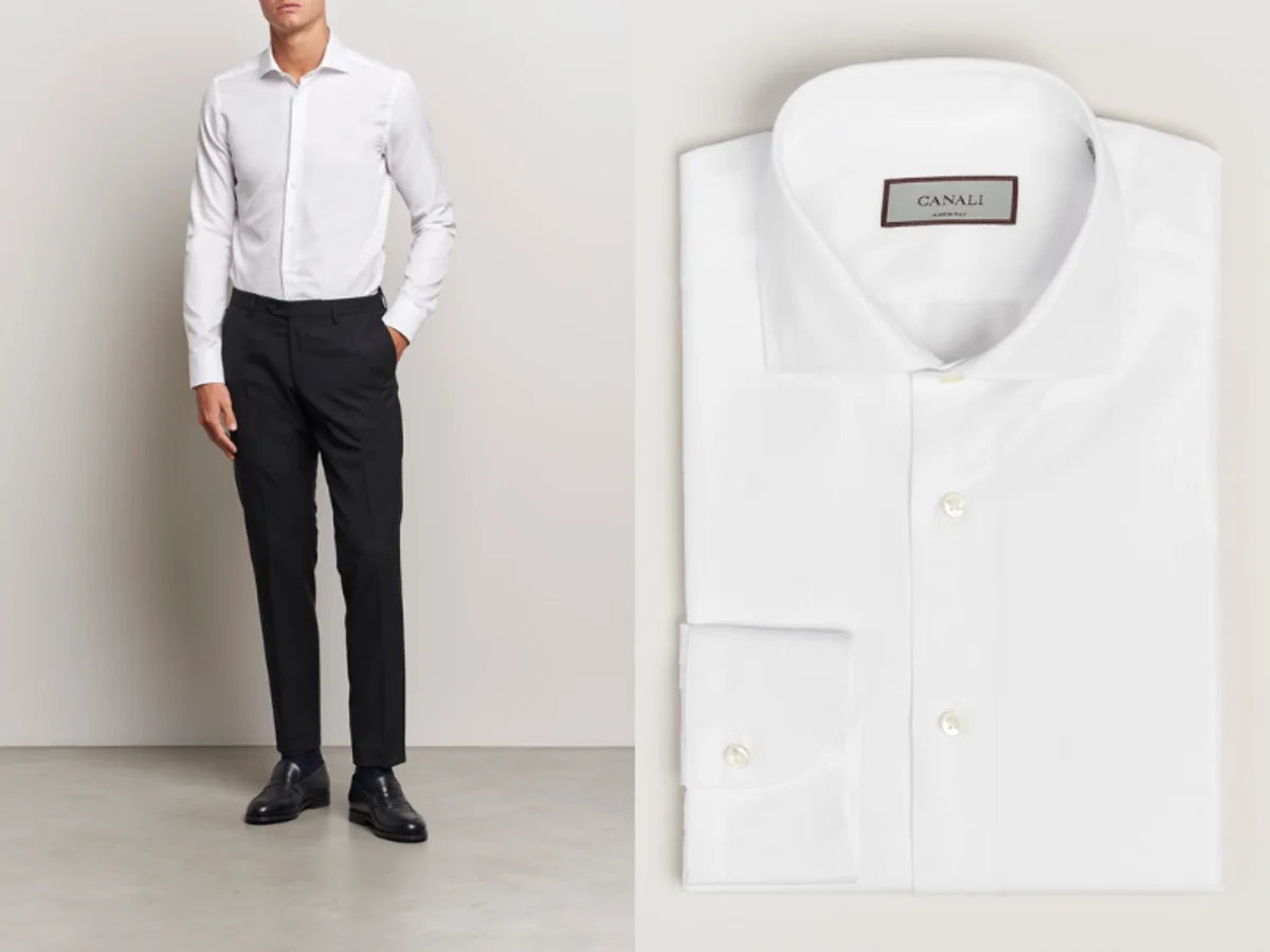 Canali - Slim Fit Cotton Shirt White