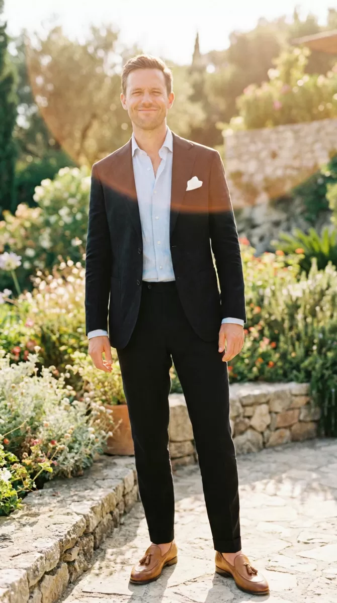 Seasonal black suit combinations-S10-02 Autumn-S10-02