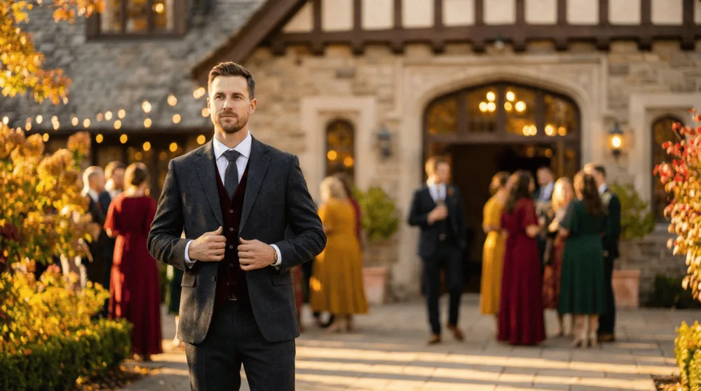 Fall Wedding Suits for Men-1-1 Understanding the fall wedding aesthetic in Australia