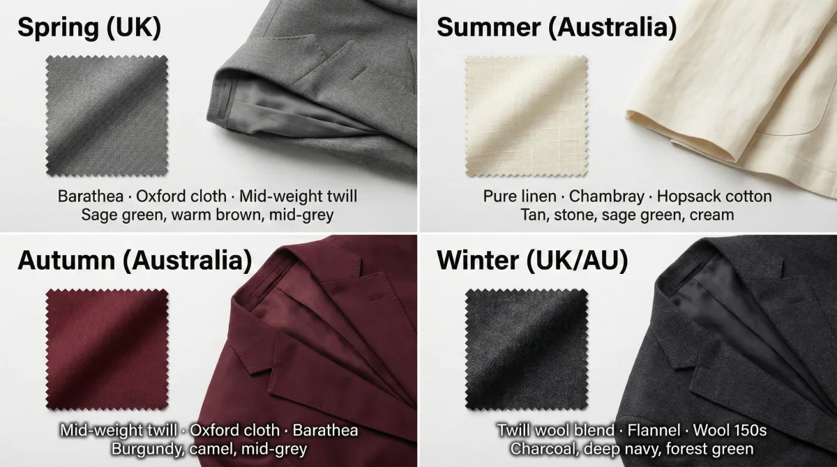 How to wear a suit for spring and autumn the transitional seasons