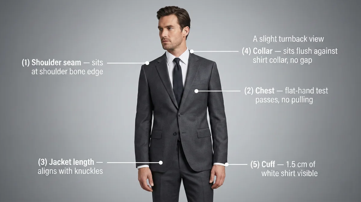 Jacket fit checklist