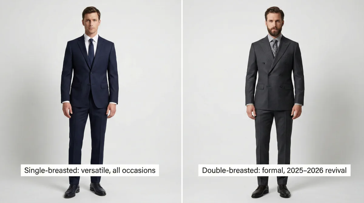 Single-breasted vs double-breasted