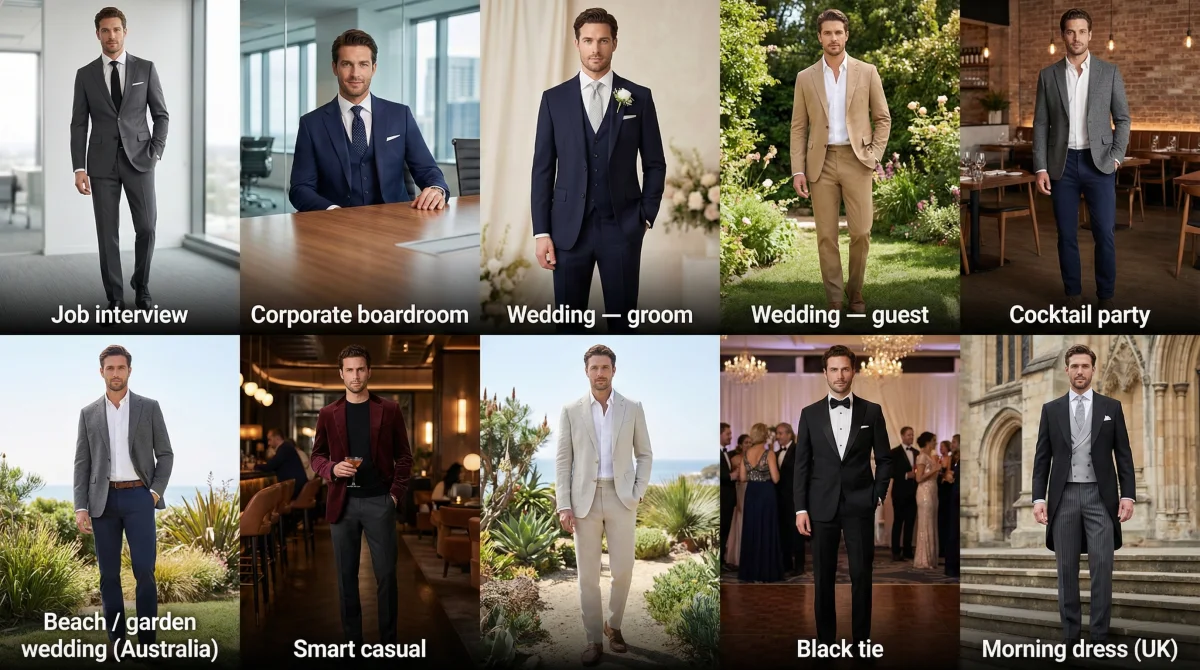 How to wear a suit by occasion a complete reference guide