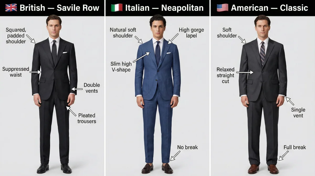 Tailoring styles: British, italian, and american which suits your lifestyle