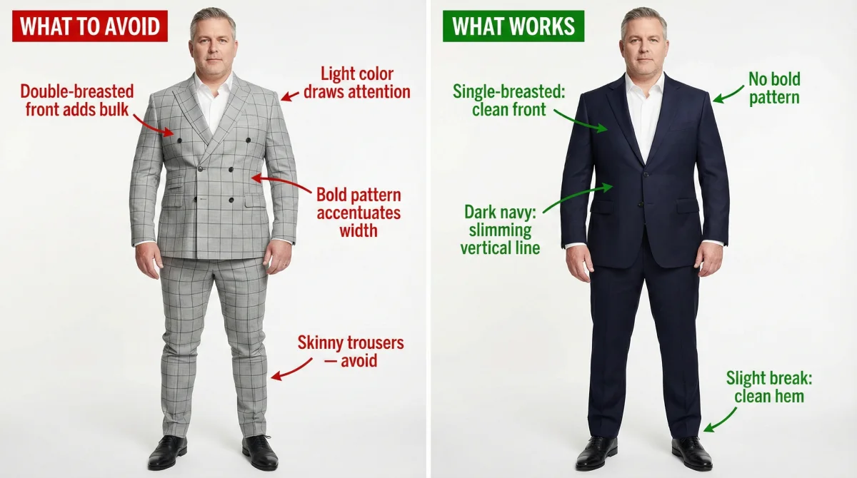 How to wear a suit for larger or bigger-bellied men
