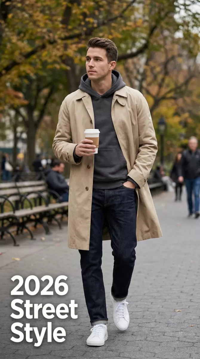 How to wear a trench coat for men-11
