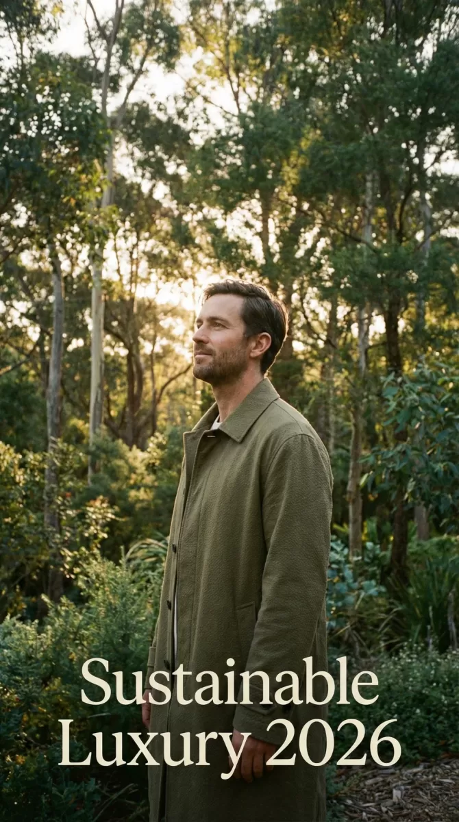 The sustainable gentleman (2026 trend)