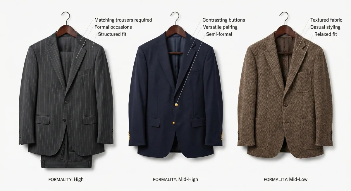 The suit jacket Cornerstone of formal dressing