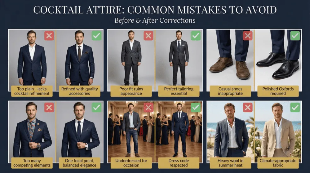 Wearing unmodified business suits