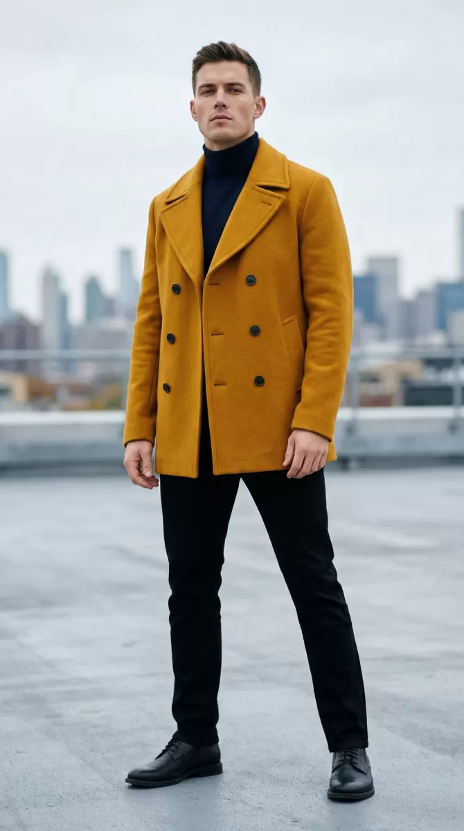 6.5-Mustard peacoat 6.5-Mustard peacoat