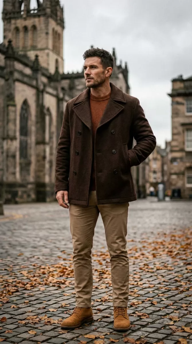 6.6-Chocolate peacoat 6.6-Chocolate peacoat