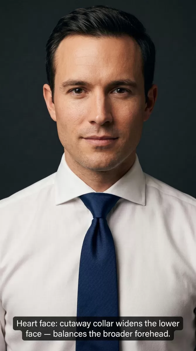 Heart-shaped face - Grounding the upper face