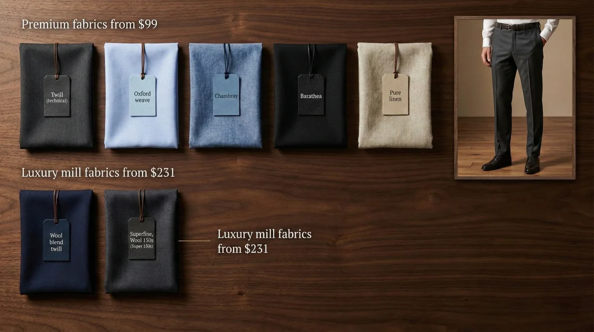 Slacks vs pants-What fabric are slacks made of