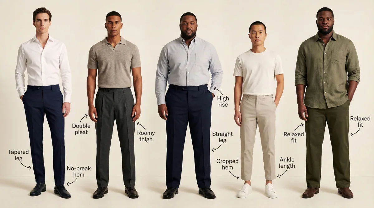 Slacks vs pants-Slacks for every body type