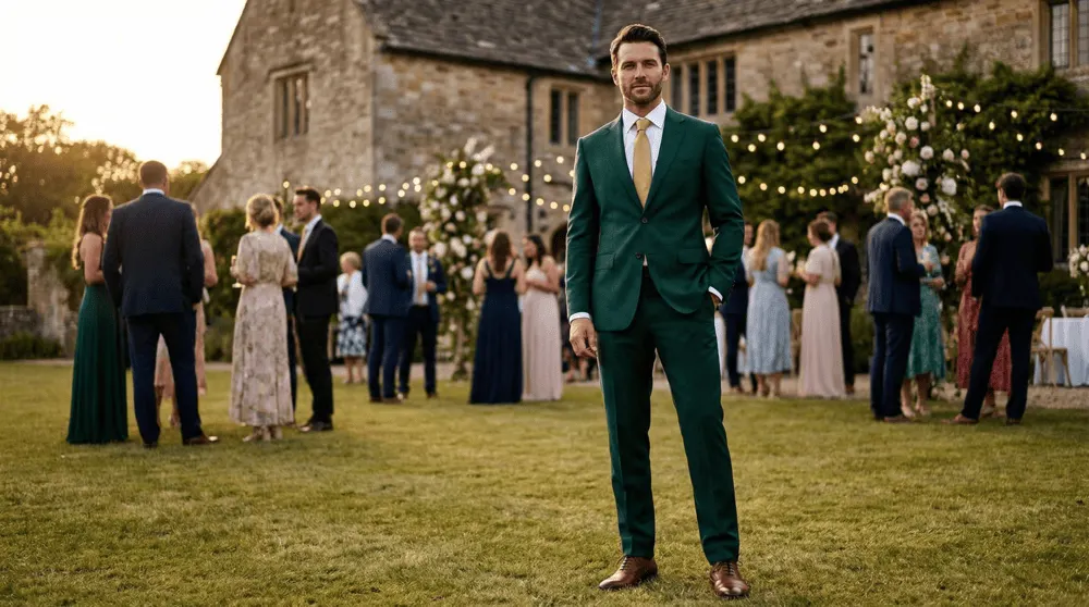 Spring Wedding Suits Saturated jewel tones