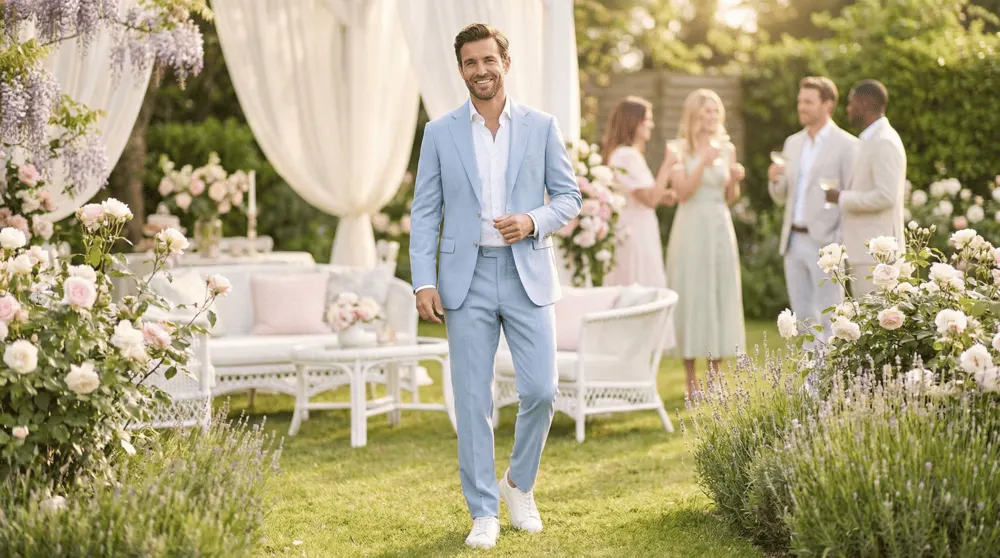 Spring Wedding Suits Pastel revival