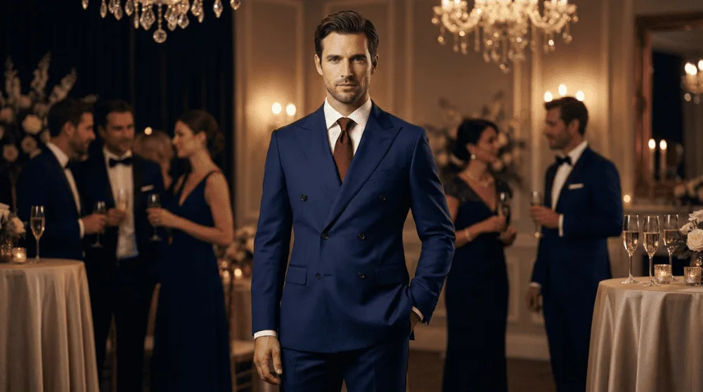 Spring Wedding Suits The double-breasted suit