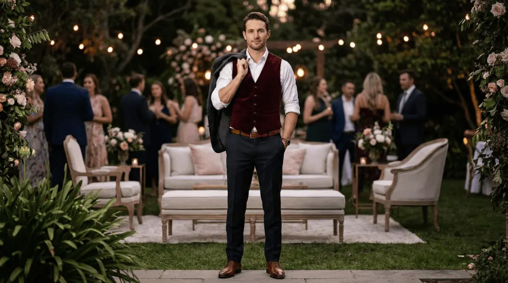 Spring Wedding Suits The three-piece suit revival