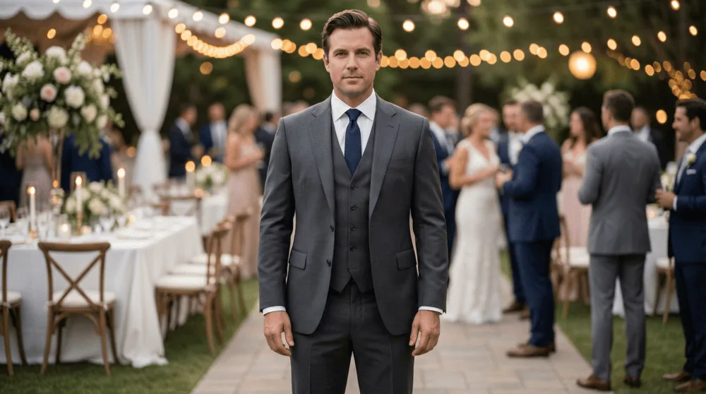 Spring Wedding Suits For men with larger midsections
