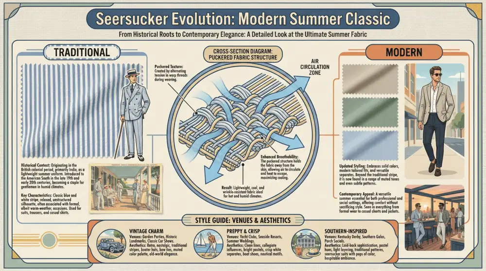 Seersucker evolution-style 2