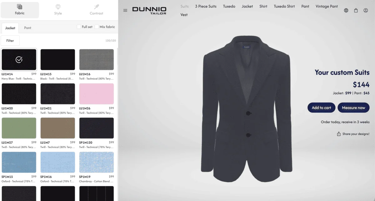 Dunnio Tailor - custom suits