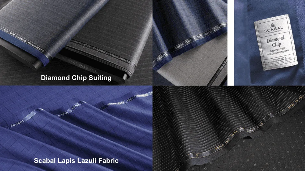 Diamond Chip & Gold Thread - The Fabric of Luxury