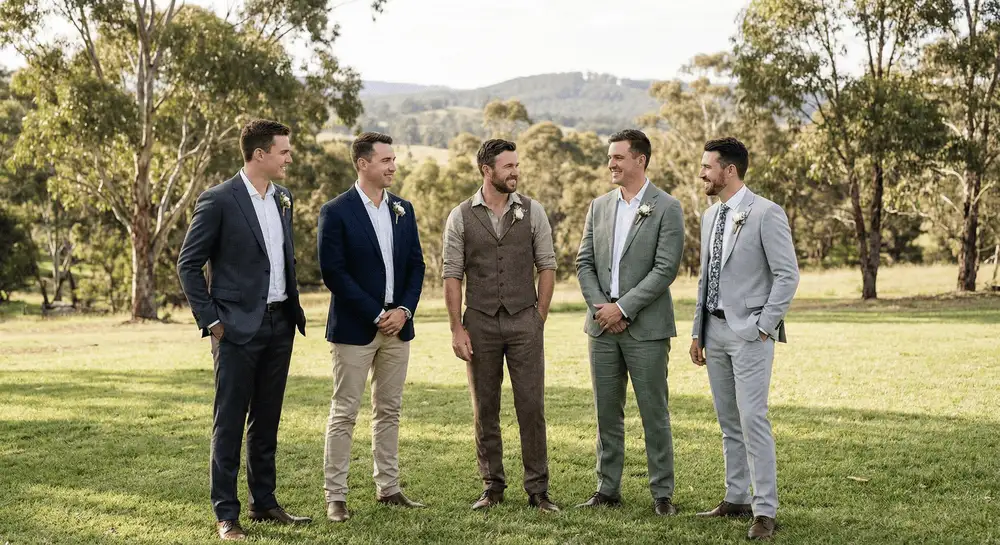 What makes Australian groomsmen suits unique