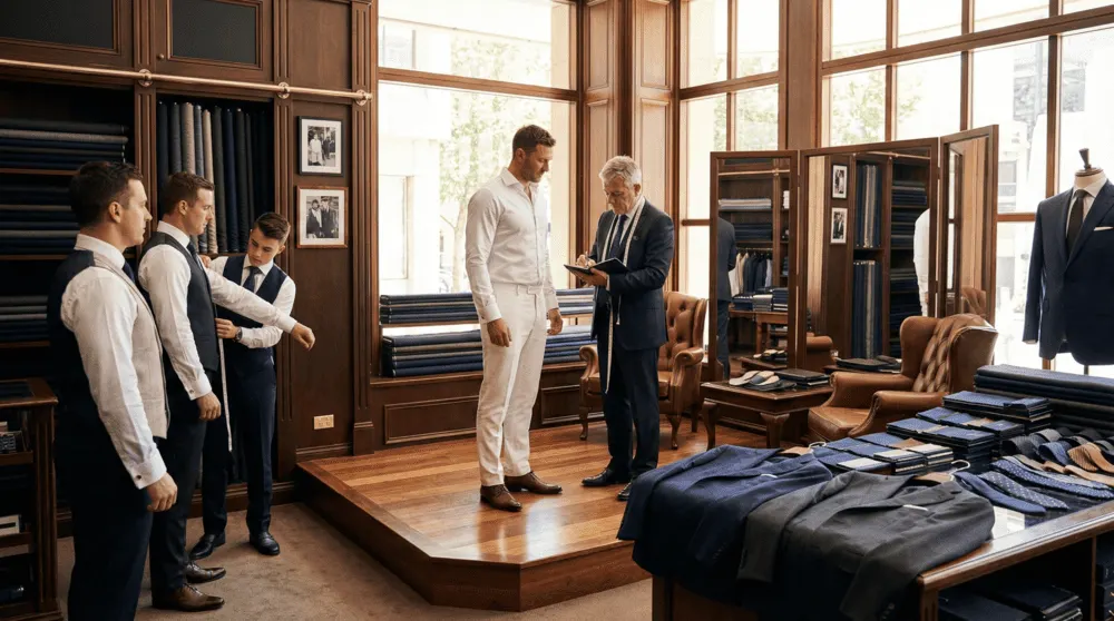 How to measure for a suit Groom vs Groomsmen Coordination