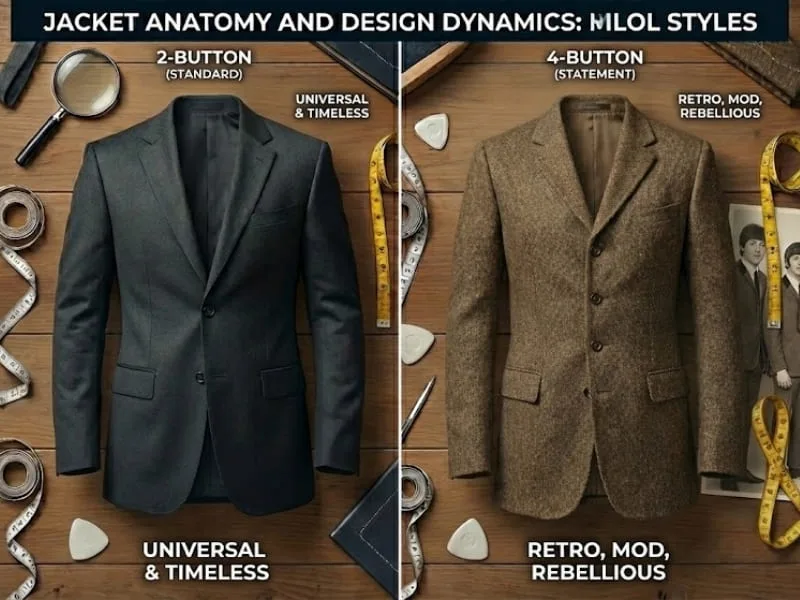 Button Configuration - suits & tuxedo design Button Configuration - suits & tuxedo design