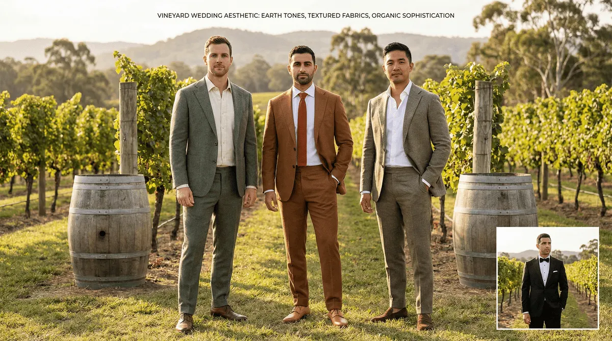 The winery and vineyard aesthetic