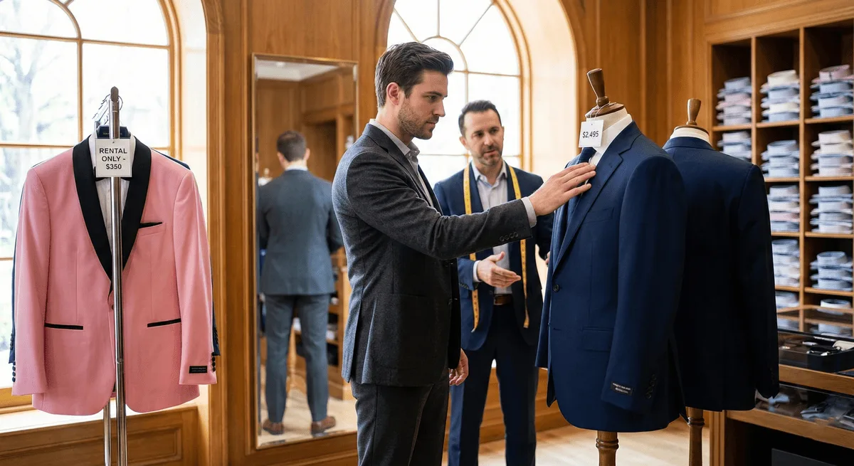 Should I rent or buy my wedding suit