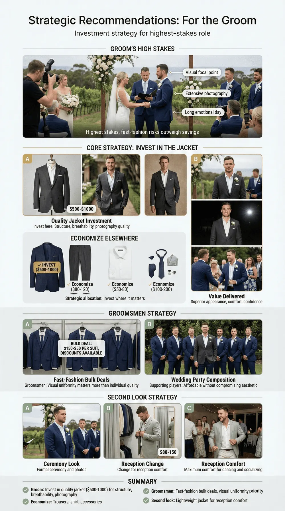 fast fashion brand have wedding suits For the groom