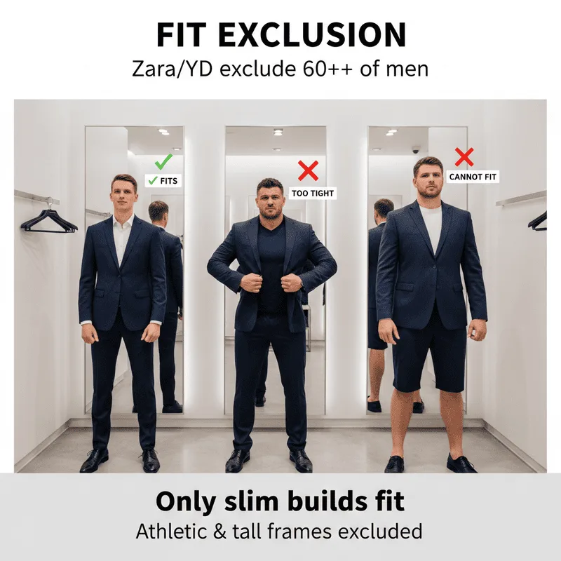 bespoke approach eliminates the pain points of off-the-rack suits The fast-fashion problem