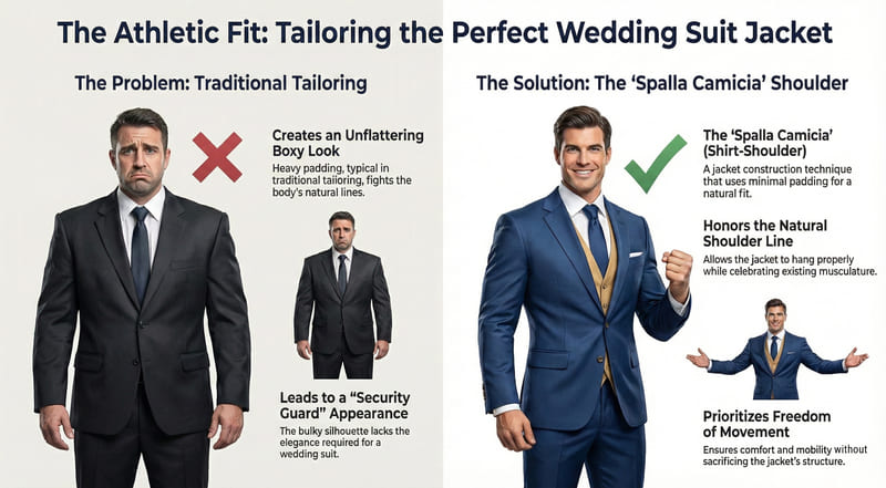 Shoulder treatment that honors natural structure