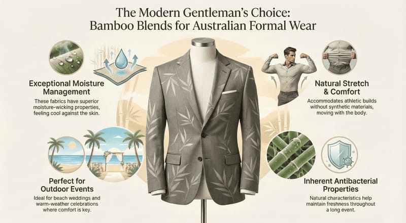 Bamboo blends for moisture management and softness