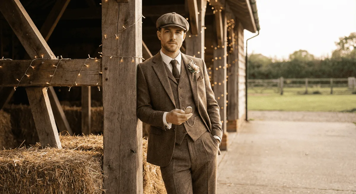 Vintage wedding suits for groom Nostalgic charm with modern sensibility_6uiyj3zq