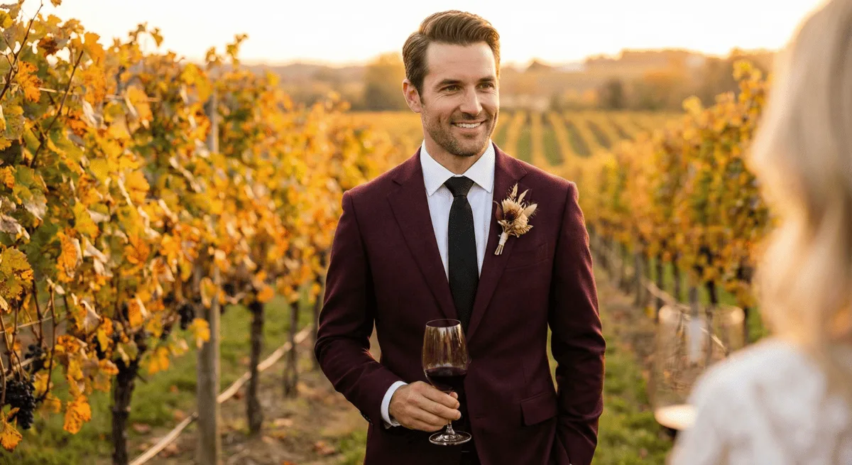 Red and burgundy Distinctive warmth