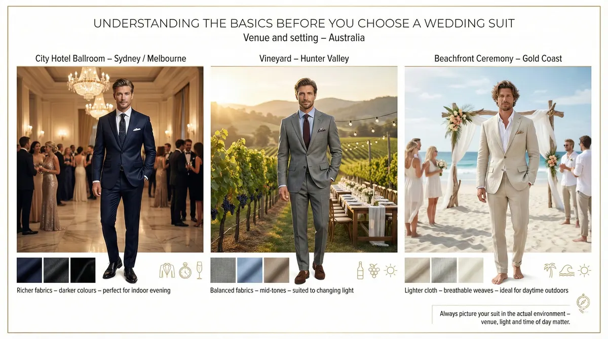 wedding suits ideas by Dunnio Tailor Venue and setting