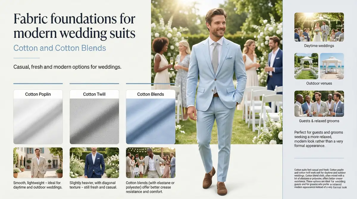 Wedding suits ideas by Dunnio Tailor Cotton and cotton blends