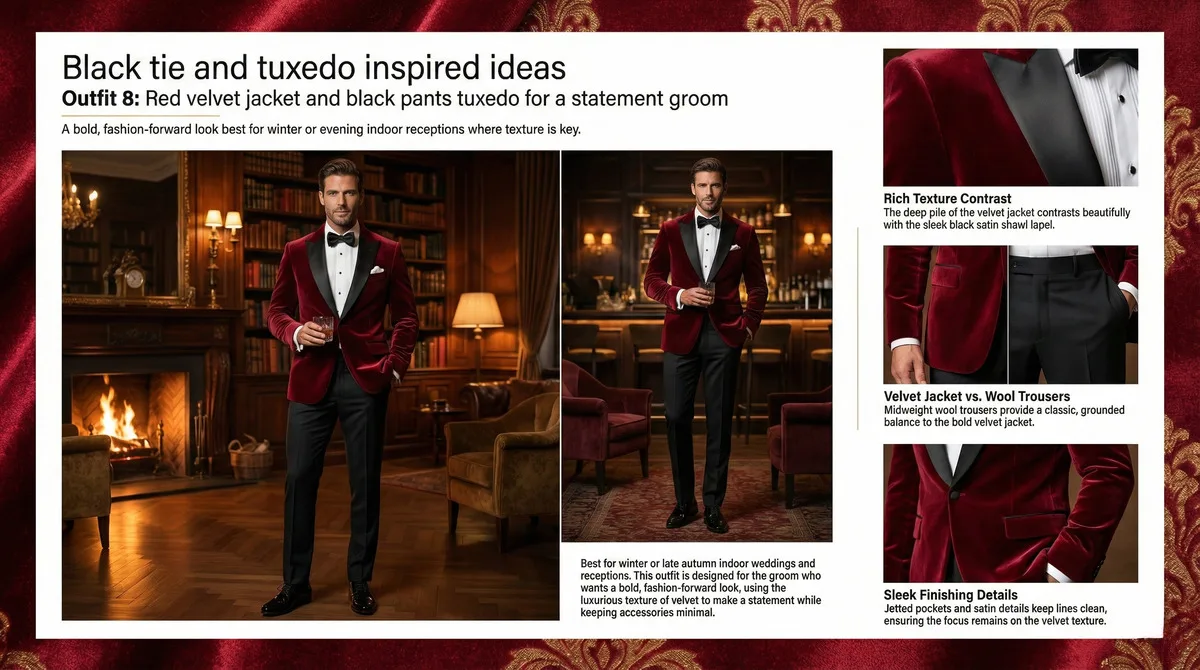 Wedding suits ideas by Dunnio Tailor Black tie and tuxedo inspired ideas - outfit 8